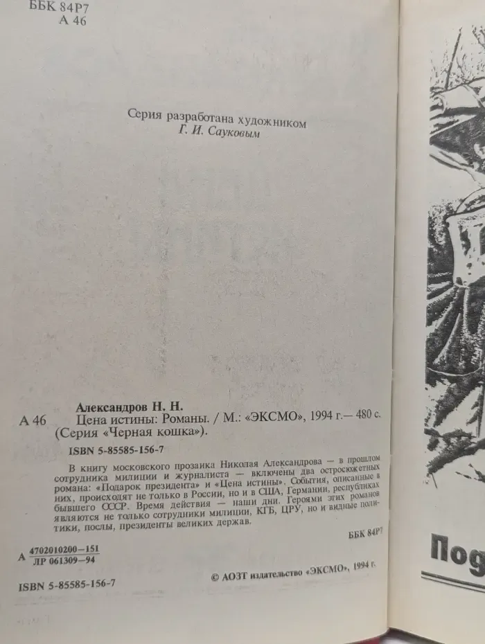 Черная кошка. Цена истины