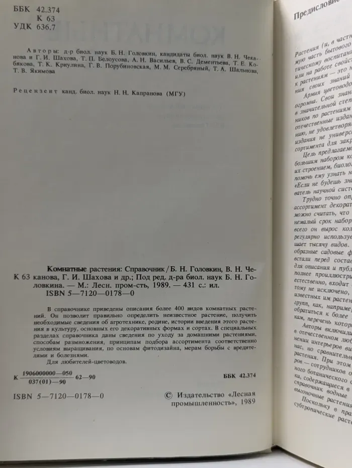 Комнатные растения