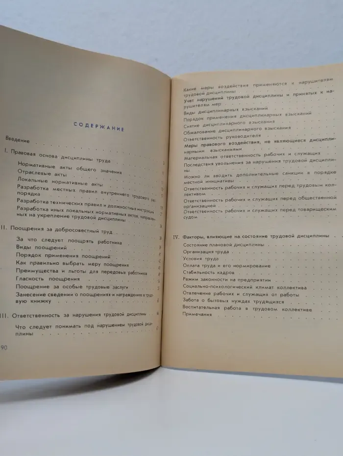 Трудовая дисциплина