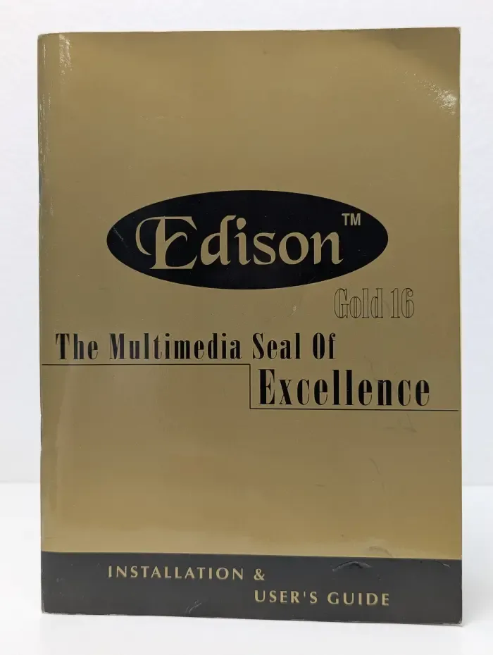 Edison Gold 16. The Multimedia Seal of Excellence