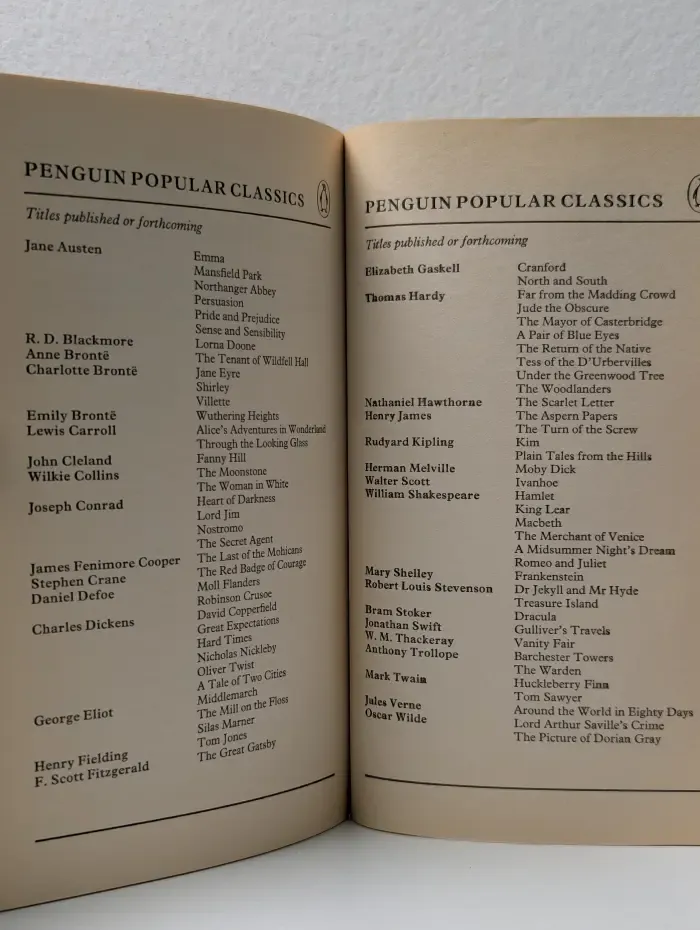 Penguin Popular Classics. Hard Times