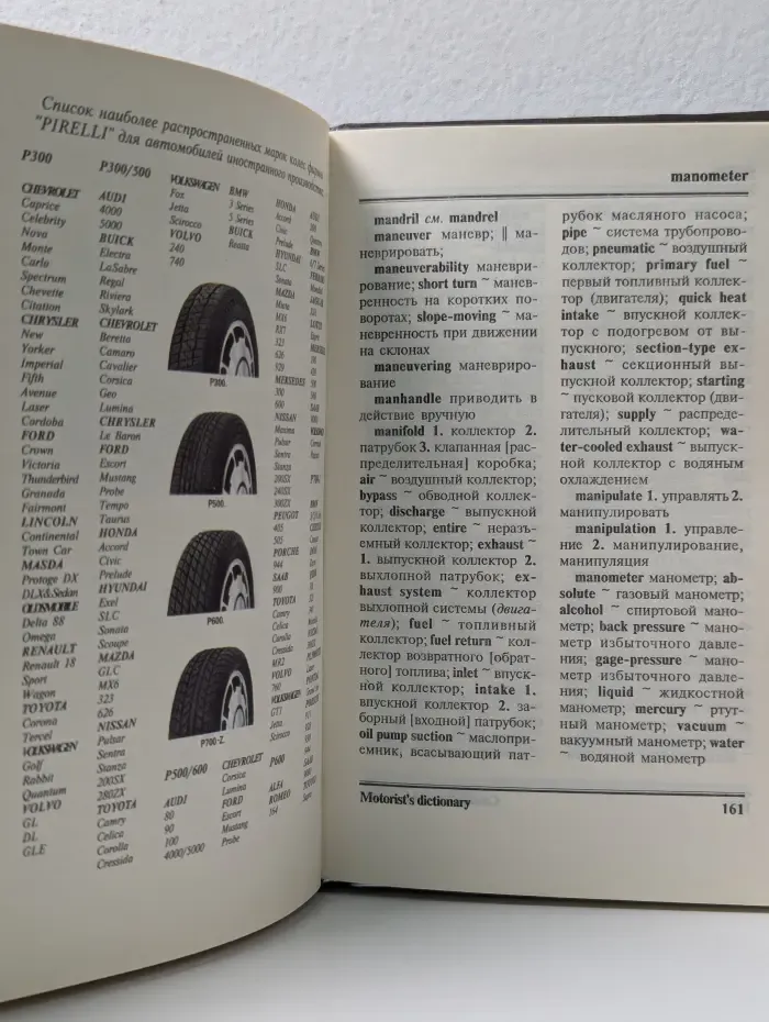 Англо-русский словарь автомобилиста