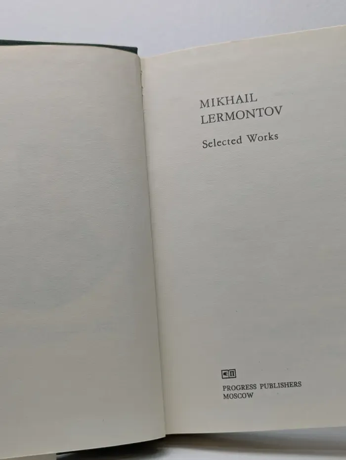 Mikhail Lermontov. Selected Works