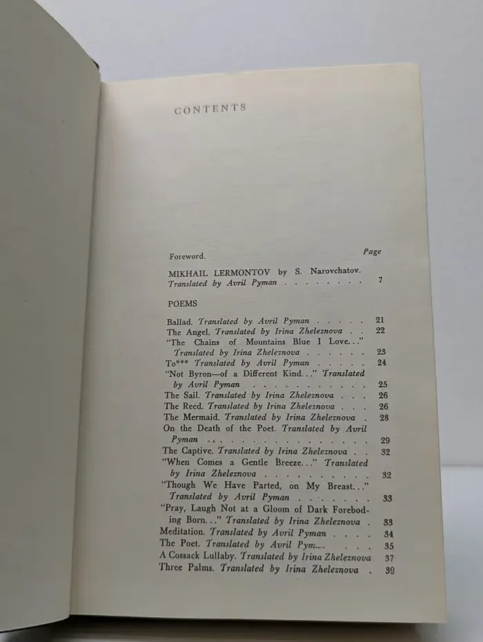 Mikhail Lermontov. Selected Works