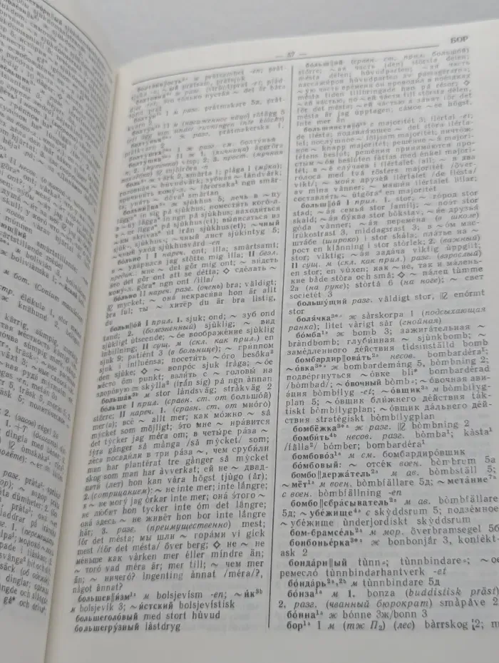 Большой русско-шведский словарь