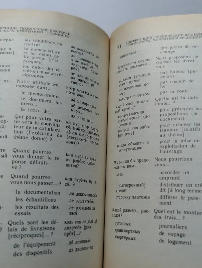 Русско-французский разговорник
