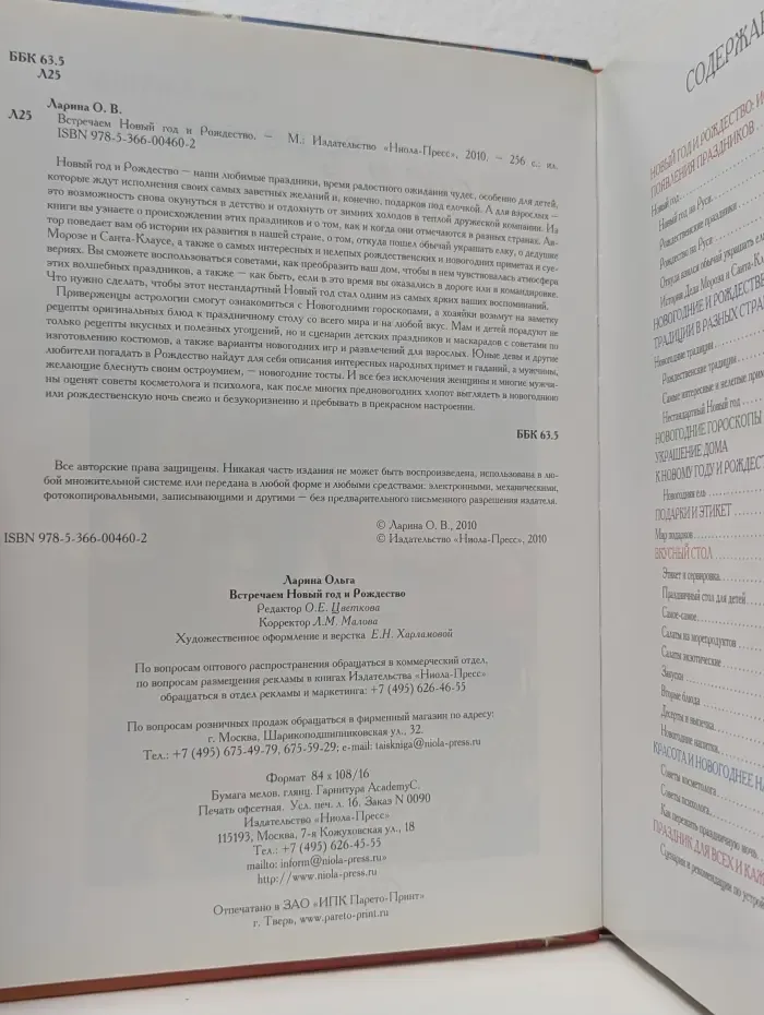 Встречаем Новый год и Рождество
