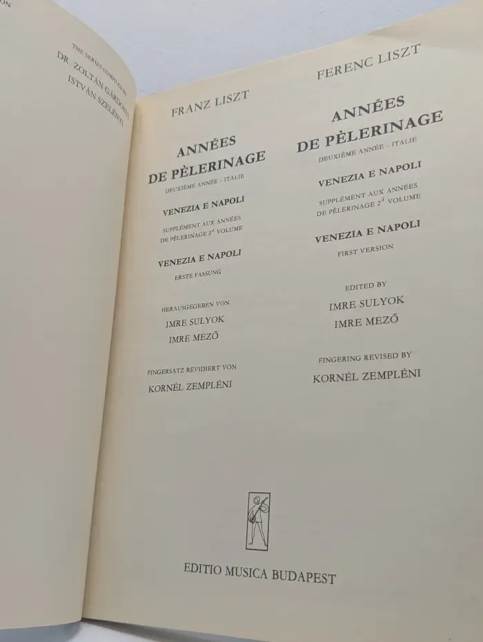 Annees de Pelerinage II - Italie