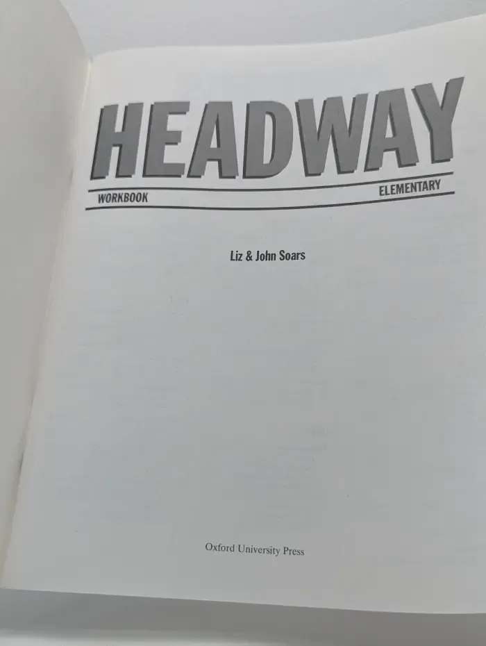 Headway Workbook Elementary