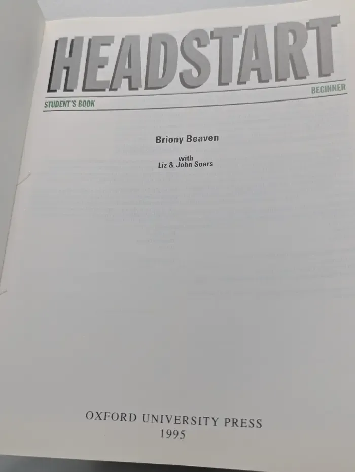 Headstart. Student's Book Beginner