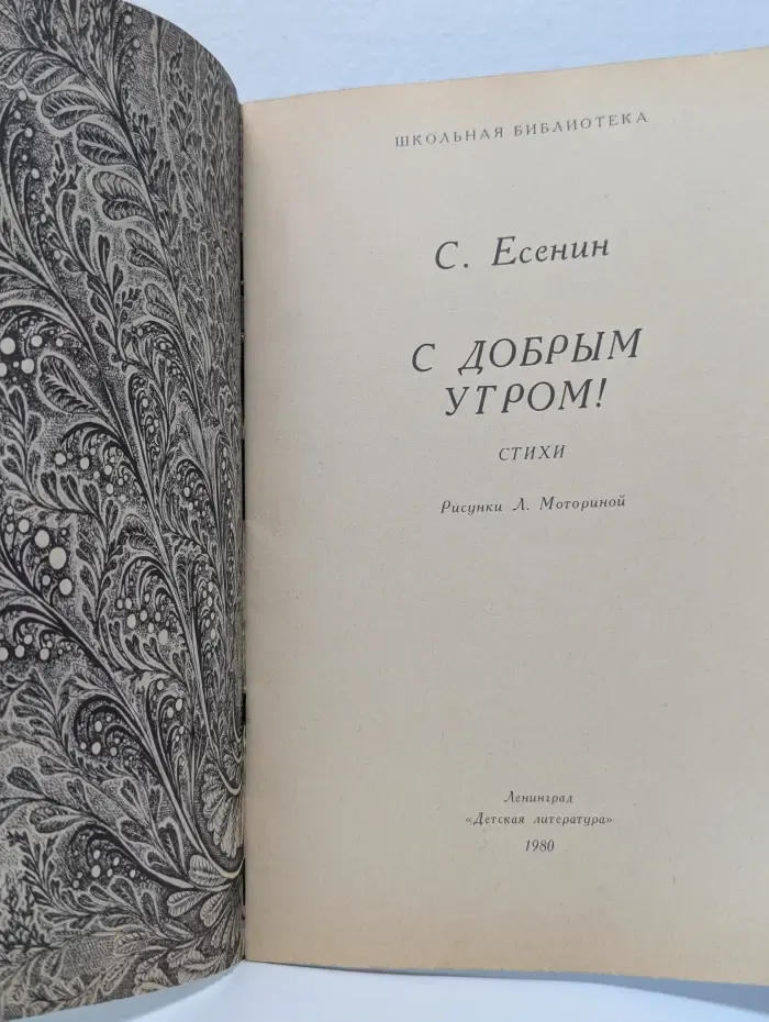 Школьная библиотека. С добрым утром!