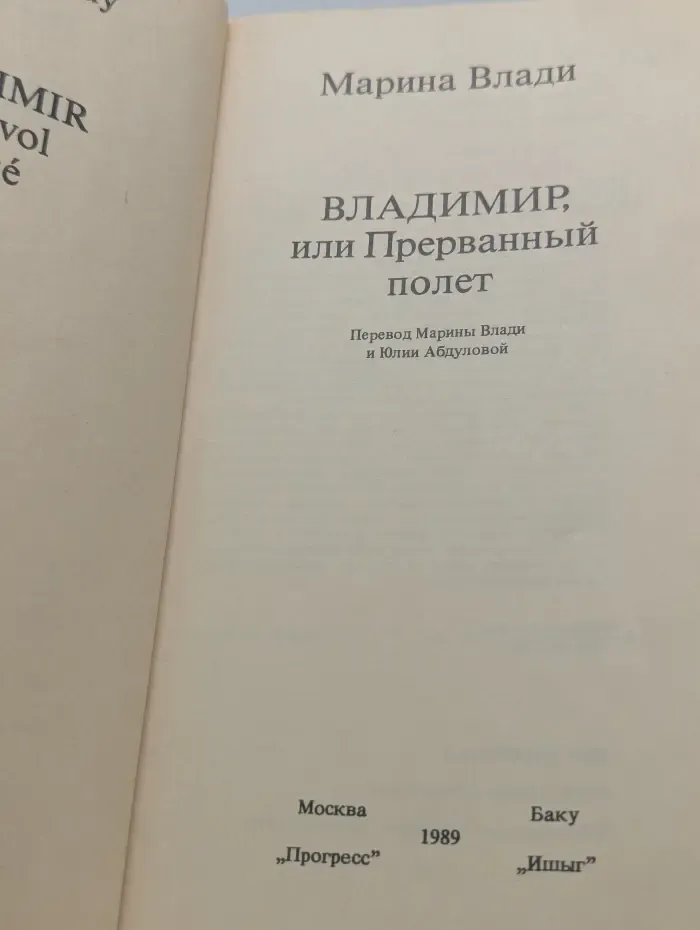 Владимир, или Прерванный полет