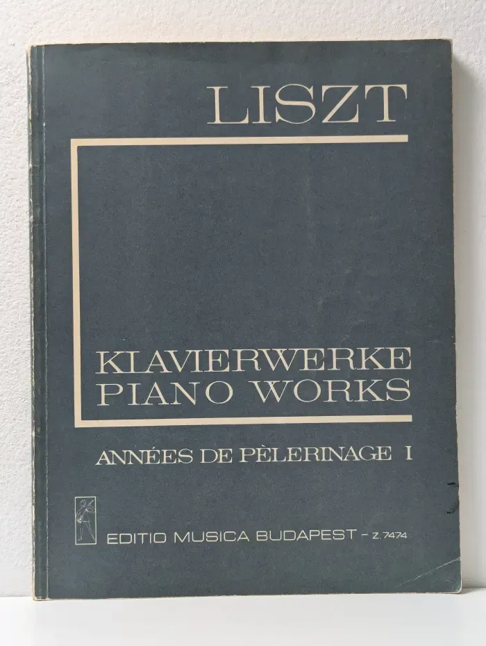 Liszt. Klavierwerke Piano Works. Annees de pelerinage I