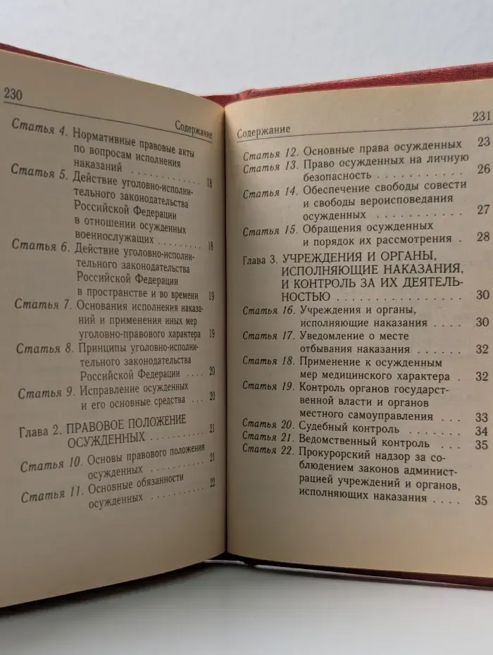 Уголовно-исполнительный кодекс Российской Федерации