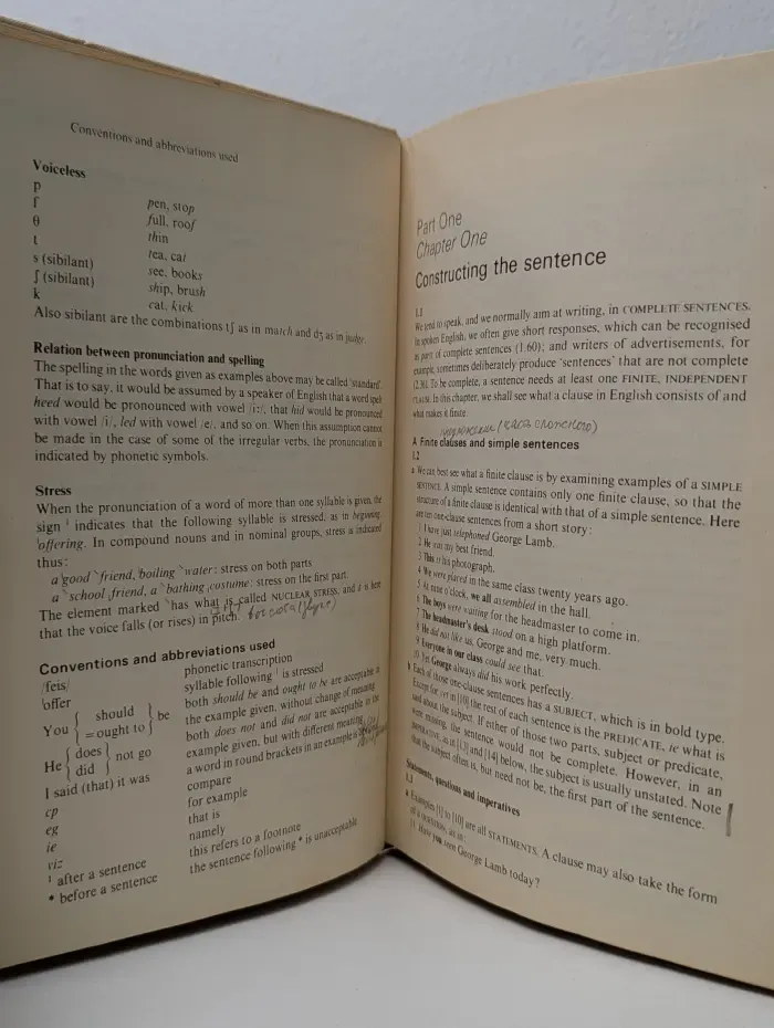 A Reference Grammar for Students of English