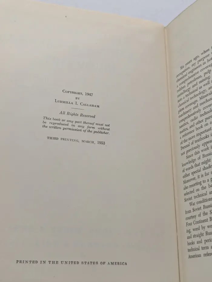 Russian-English Technical and Chemical Dictionary