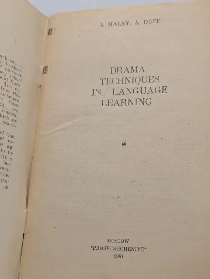Drama Techniques in Language Learning