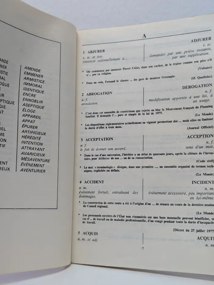 Pratique du francais. Dictionnaire pratique des faux freres