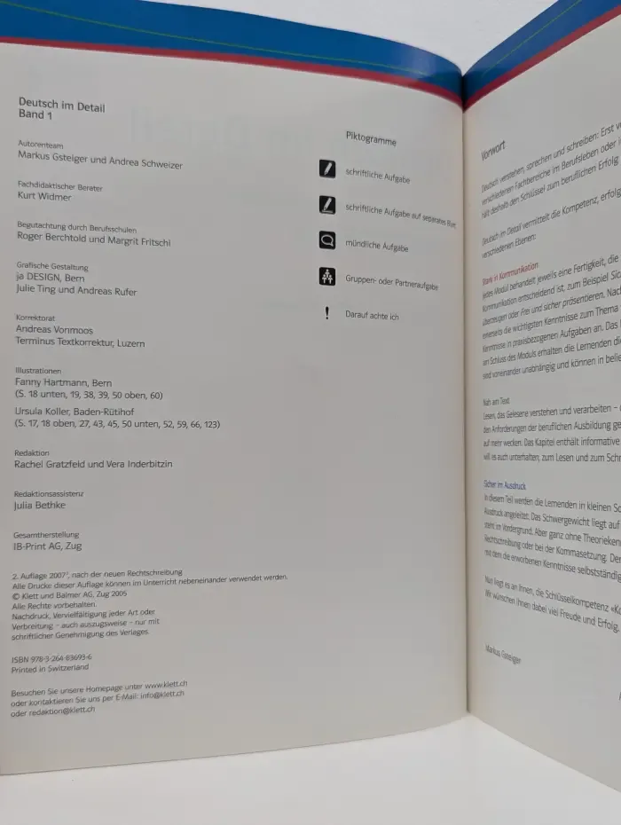 Deutsch im Detail. Sprache und Kommunikation fur die Berufsbildung. Band 1