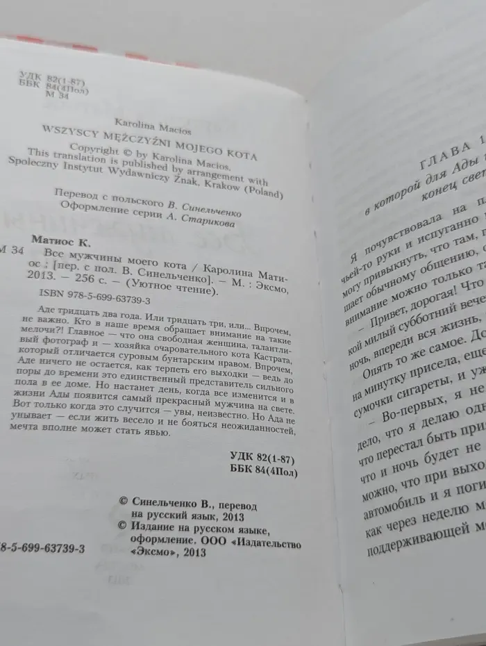 Уютное чтение. Все мужчины моего кота