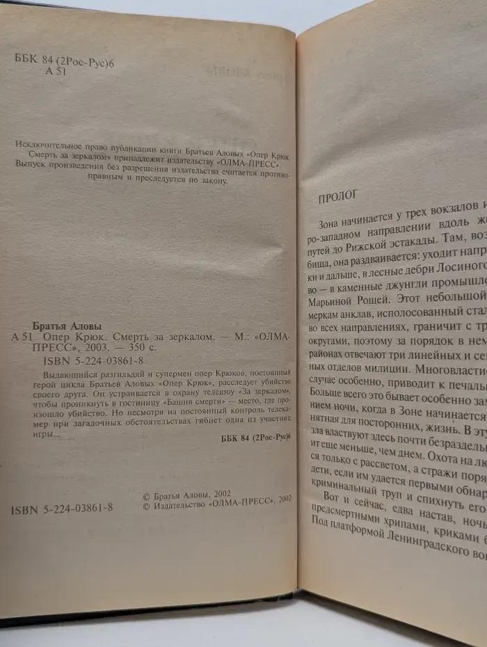 Опер Крюк. Смерть за зеркалом