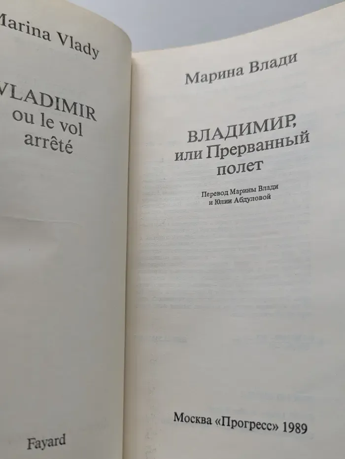 Владимир, или Прерванный полет