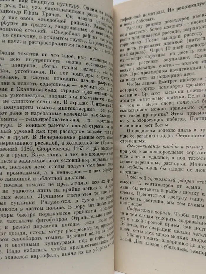 Рассказы об овощах