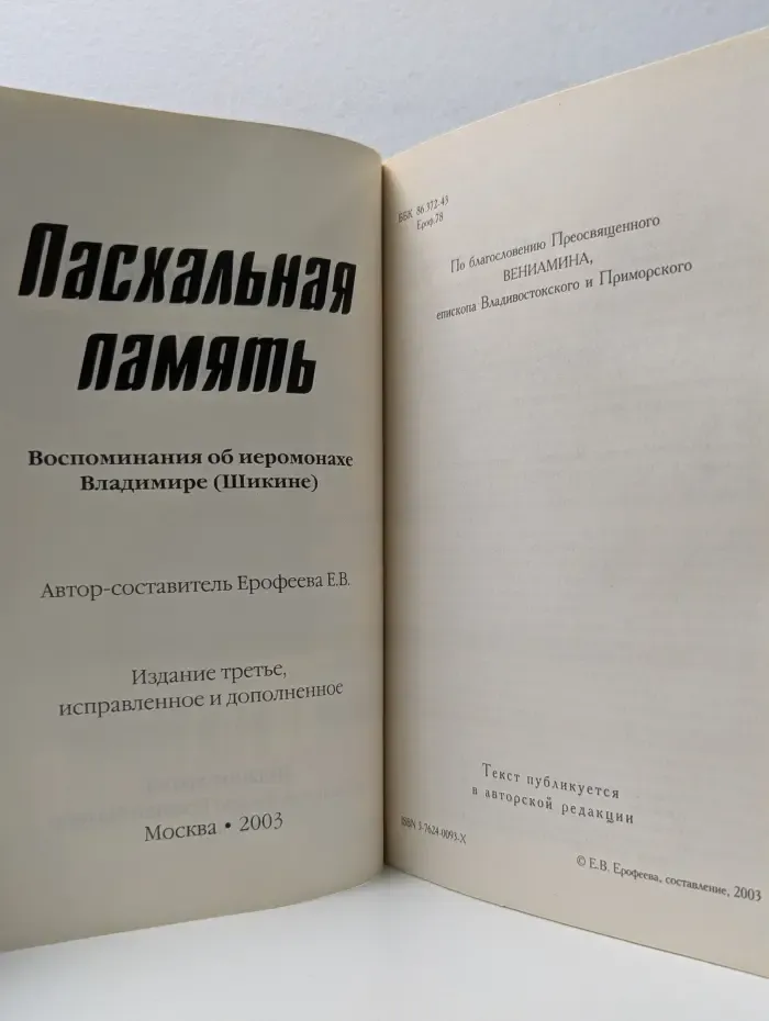 Пасхальная память