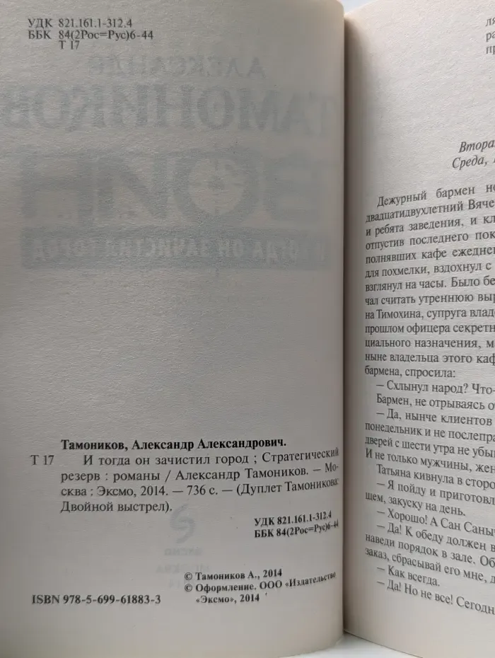 Дуплет Тамоникова. Двойной выстрел. И тогда он зачистил город. Стратегический резерв