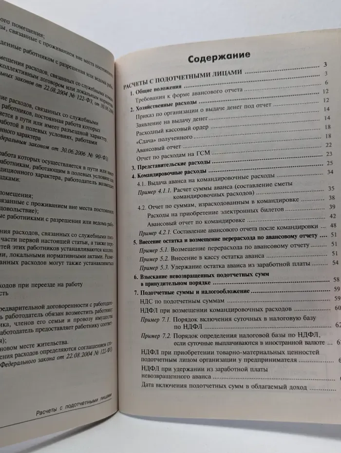 Расчеты с подотчетными лицами
