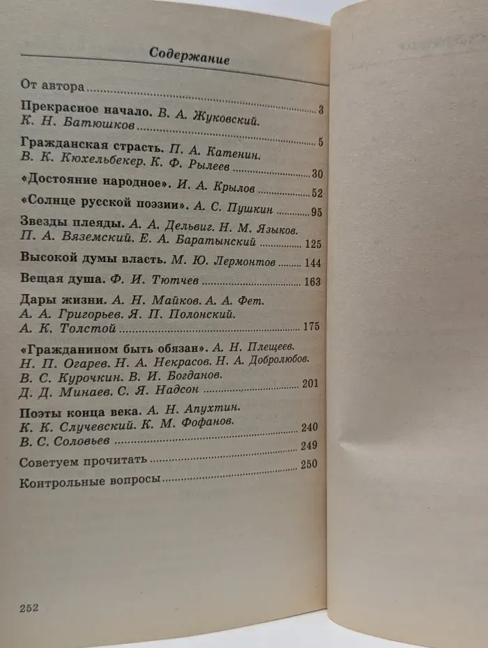 Русская поэзия XIX века