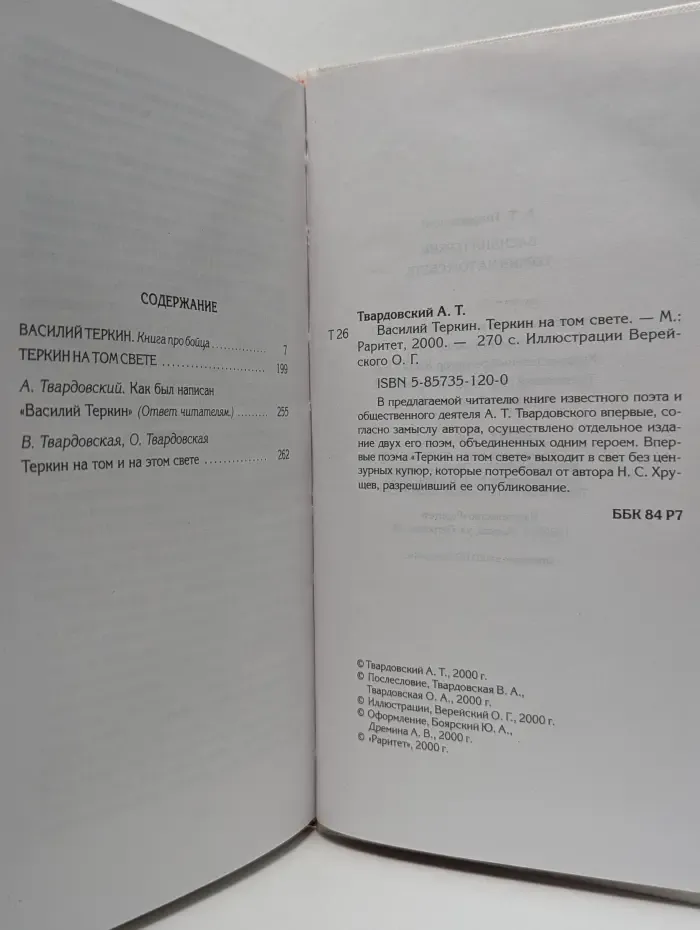 Василий Теркин. Теркин на том свете