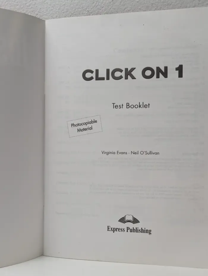 Click On 1 Test Booklet