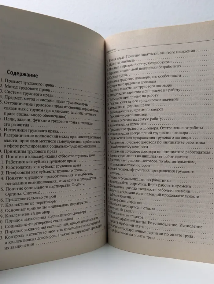 Трудовое право. Краткий курс