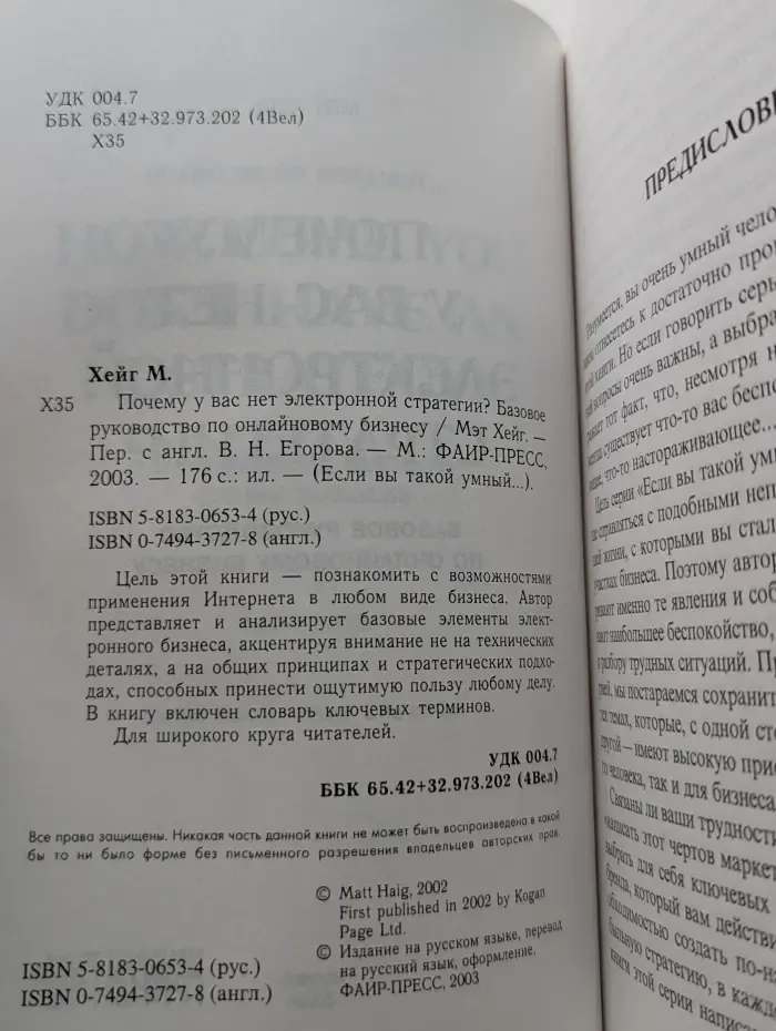 Если вы такой умный... Почему у вас нет электронной стратегии? Базовое руководство по онлайновому бизнесу