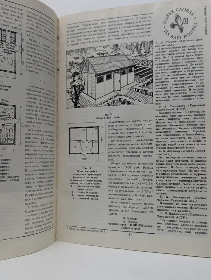 Приусадебное хозяйство. Выпуск № 3/1985