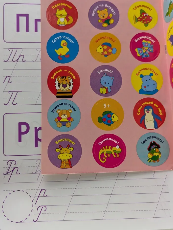 Ступеньки знаний 6-7 лет. Прописи. Учимся писать красиво буквы, слова и предложения