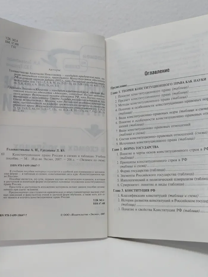 Экзамен по схеме. Конституционное право России в схемах и таблицах
