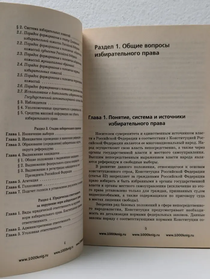 Основы избирательного права Российской Федерации. Учебное пособие