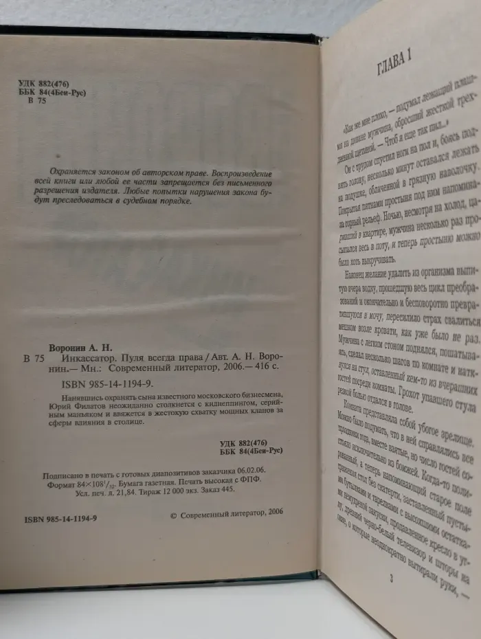 Инкассатор. Пуля всегда права