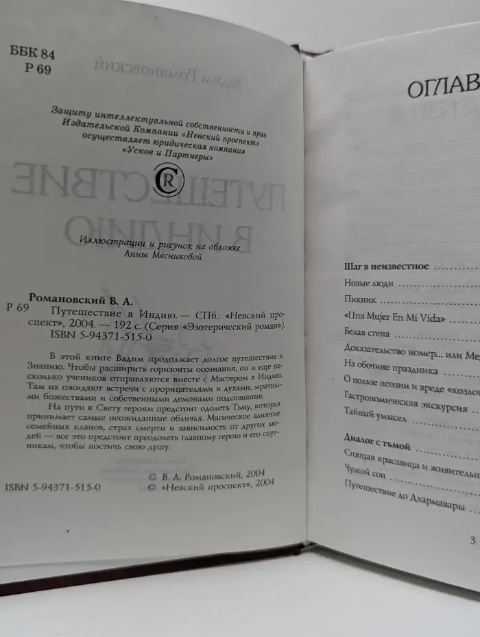 Эзотерический роман. Путешествие в Индию