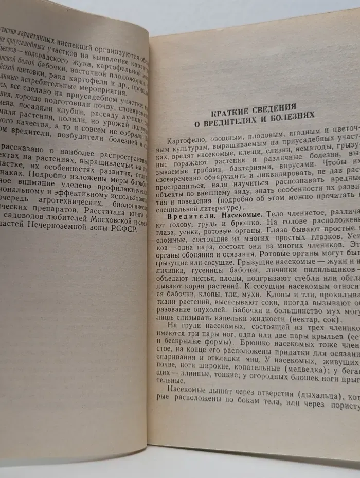 Защита растений на приусадебных участках