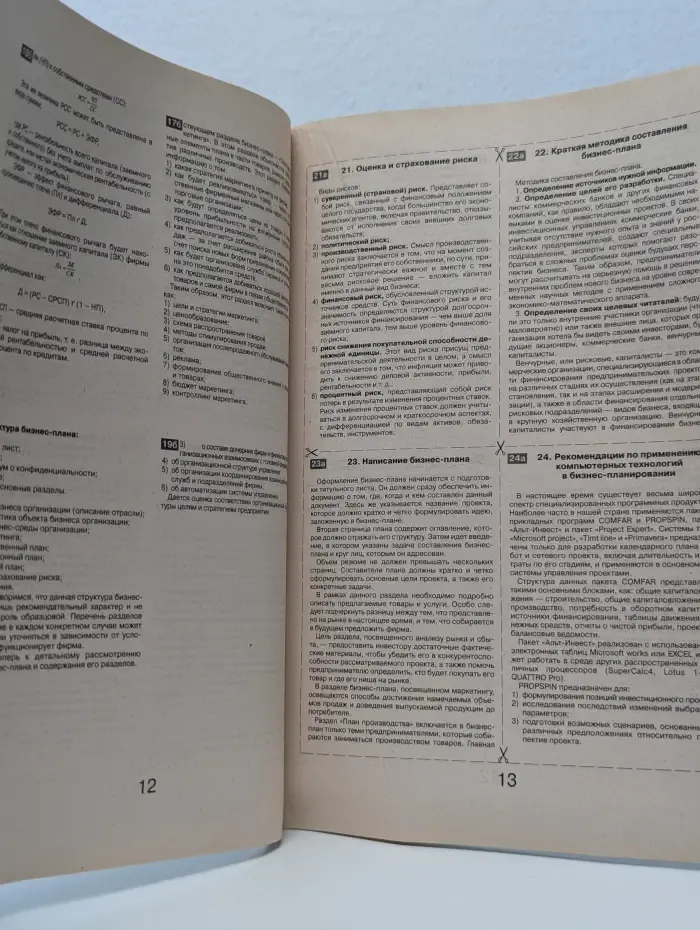 Бизнес-планирование. Шпаргалки