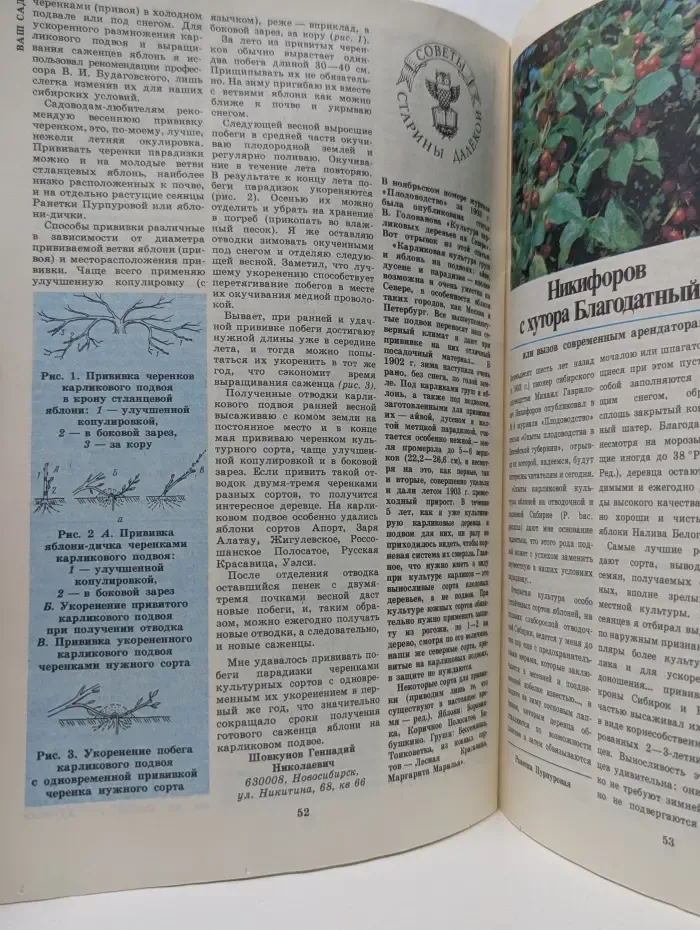 Приусадебное хозяйство. Выпуск № 3/1989