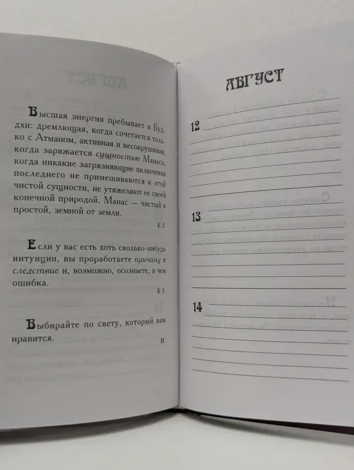 Серебряная нить. Годичный цикл ежедневной медитации. Ежедневник