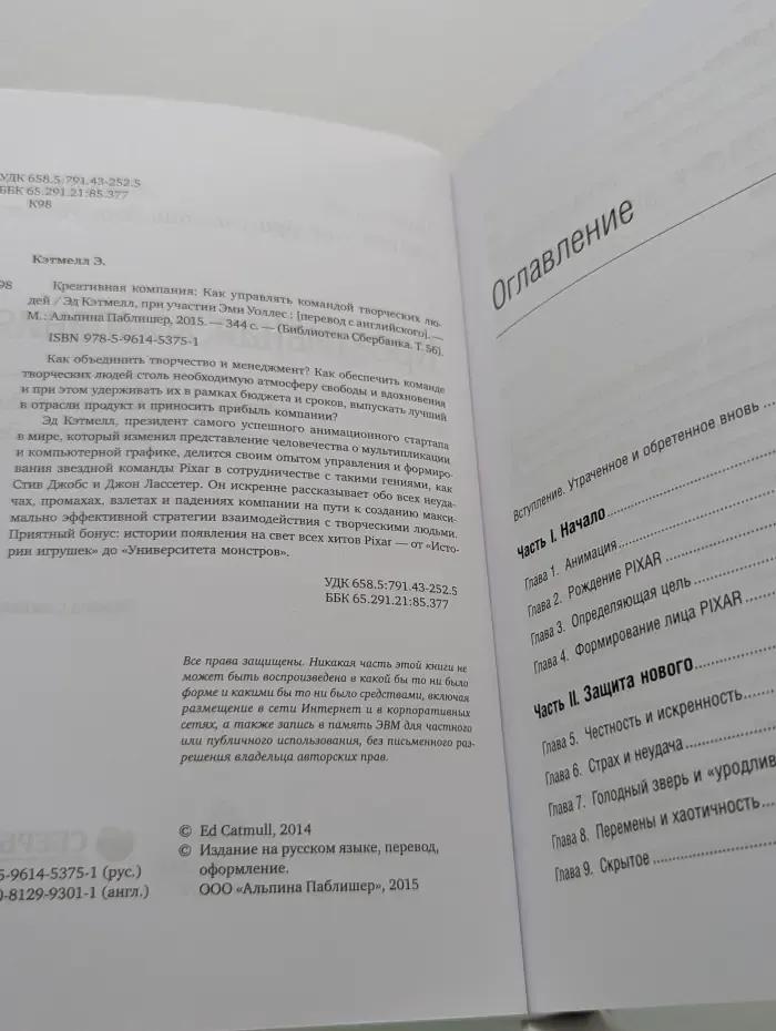 Библиотека Сбербанка. Креативная компания. Как управлять командами творческих людей