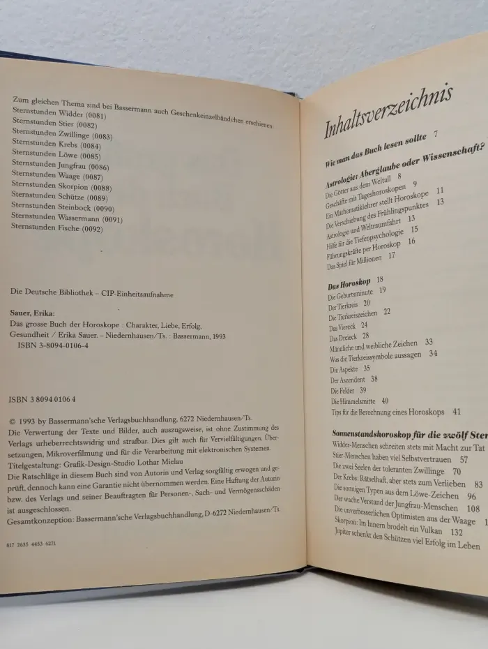 Das grosse Buch der Horoskope. Liebe, Erfolg, Charakter, Gesundheit