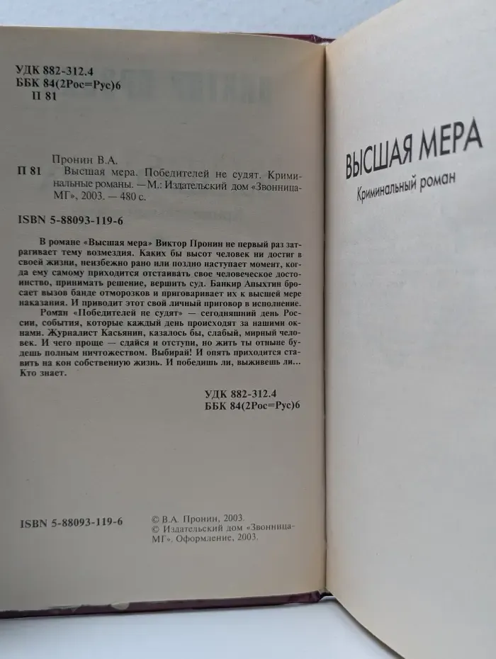 Криминал. Лабиринт. Высшая мера. Победителей не судят