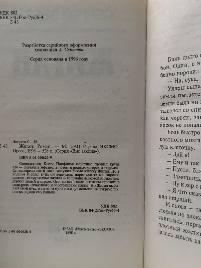 Вне закона. Жиган