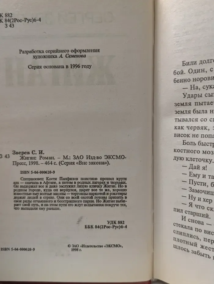 Вне закона. Жиган